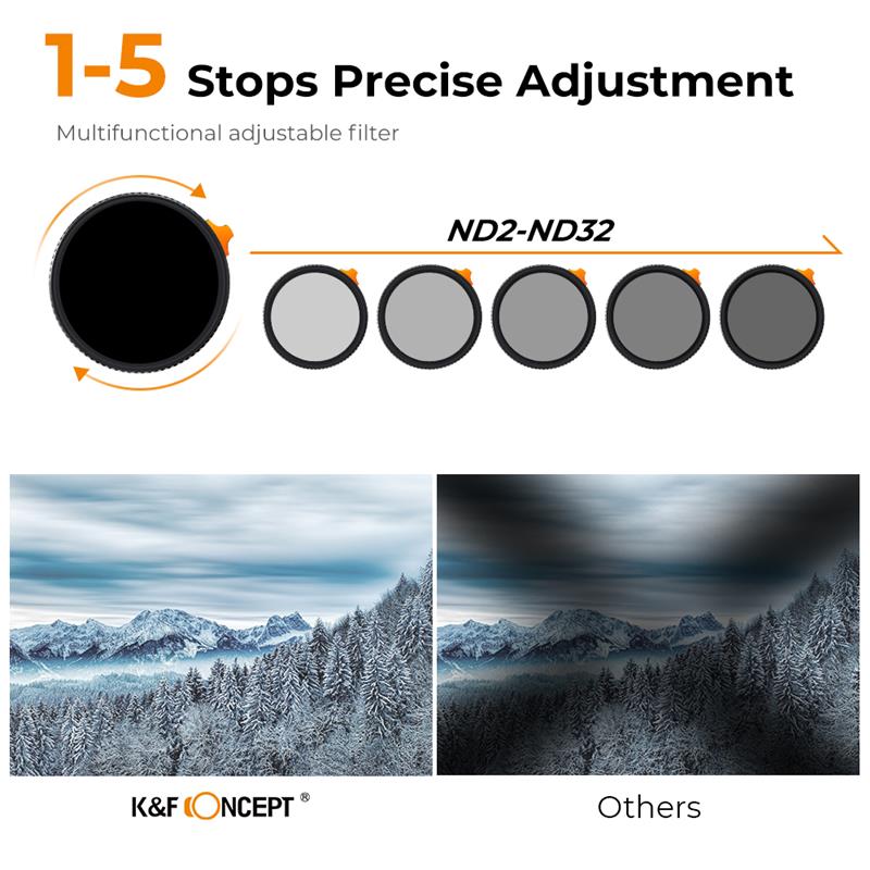 K&F CONCEPT ND2-32 1/4 Lente d - Drone Camera Filter avaliação e preço
