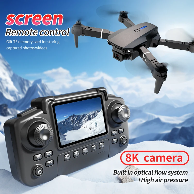 Drone Profissional E88 PRO com - Drone Camera 4K avaliação e preço