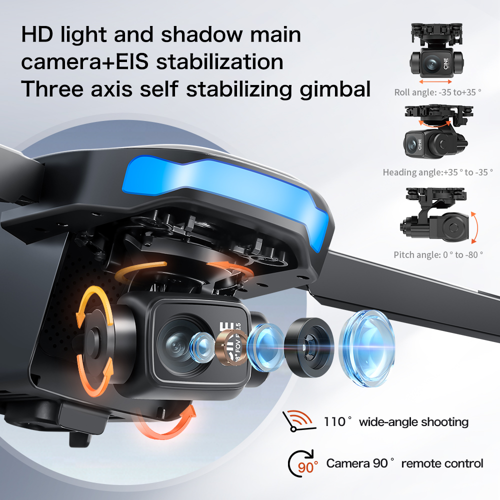 Drone GPS S-X1 MAX com estabil - Drone Camera With Gimbal avaliação e preço