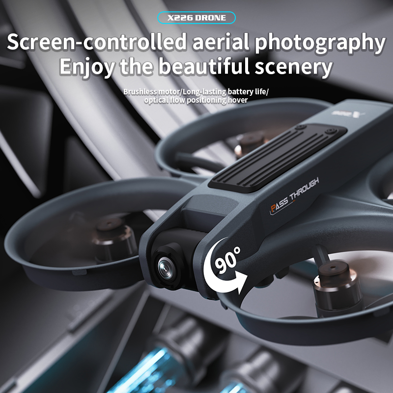 NOVO Drone RC X226 2.4G 5G WIF - Drone Camera 4K avaliação e preço